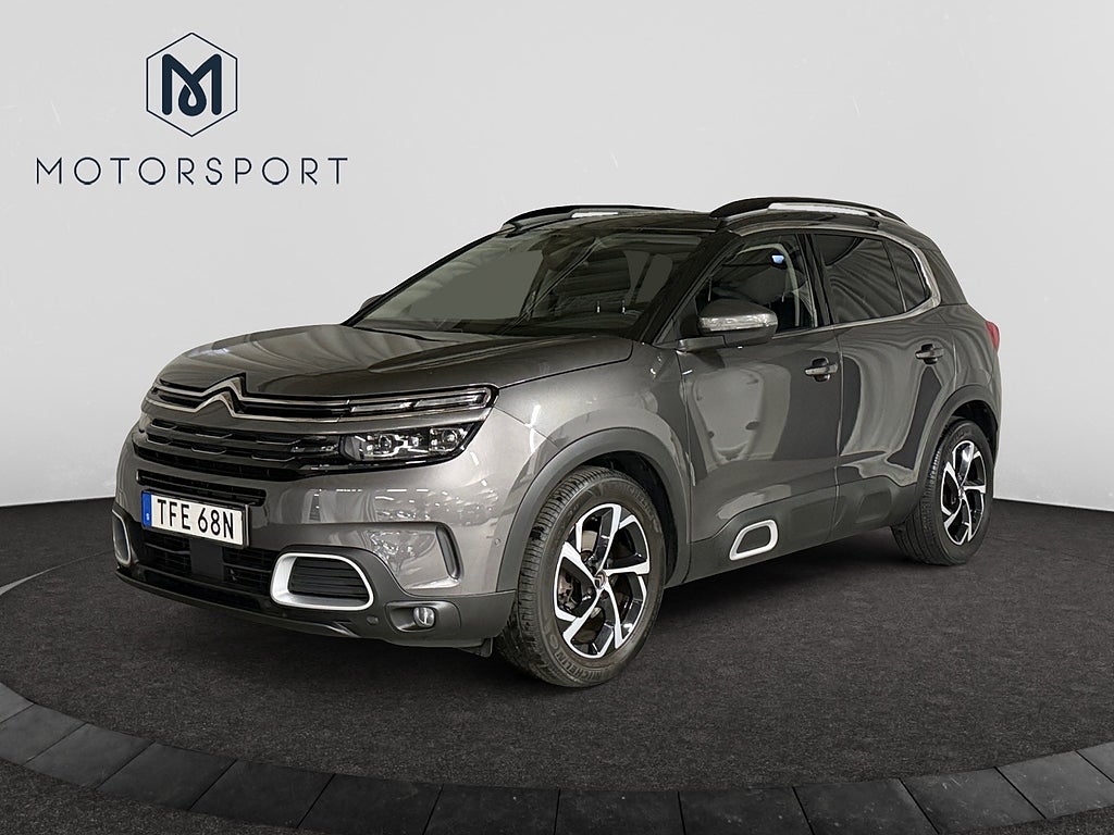 Citroen C5 Aircross 1.6 PT 180hk Aut Dragkrok Panorama Navigation El-stol