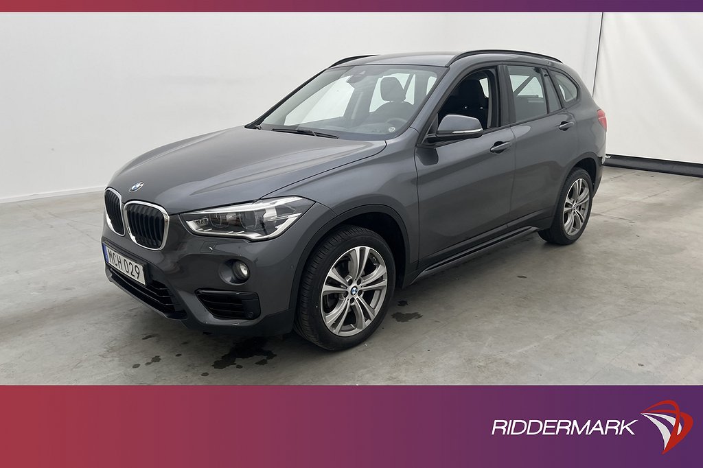 BMW X1 xDrive18d 150hk Sport line HiFi HUD Sensorer GPS Drag