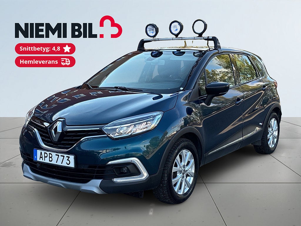 Renault Captur 0.9 TCe Kamera/MoK-värm/Navi/Extraljus/SoV-däck/Psens