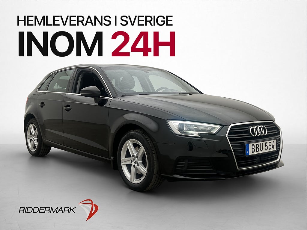 Audi A3 Sportback TFSI 150hk Proline Sensorer Farthållare