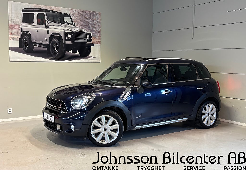 MINI Countryman Cooper SD ALL4 Skinn Pano Navigation Bluetooth 143hk