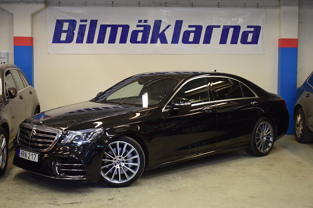 Mercedes-Benz S 400 d 4MATIC L AMG VÄRM MASSAGE PANO BURM DIST-PLUS S&V