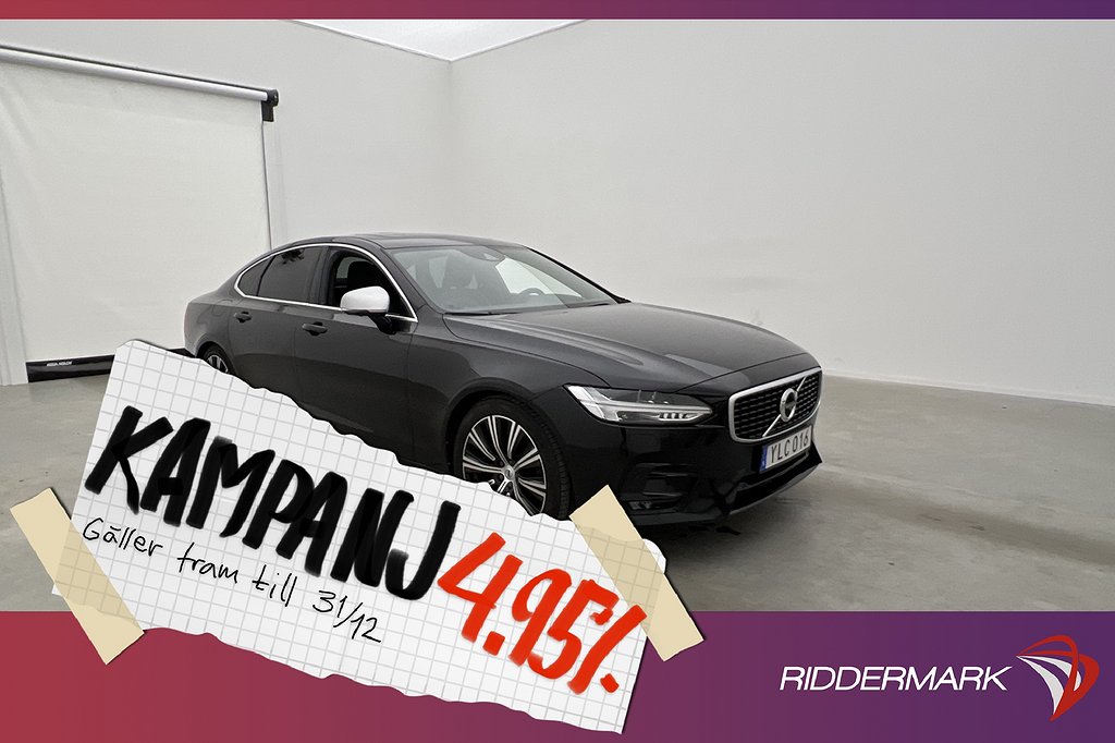 Volvo S90 T6 AWD 320hk R-Design VOC Pano 360° Na 4,95% Ränta