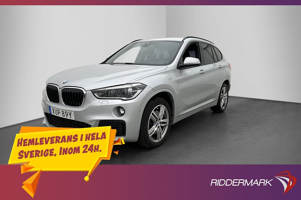 BMW X1 xDrive20d 190hk M Sport HiFi HUD Kamera Dragkrok Navi