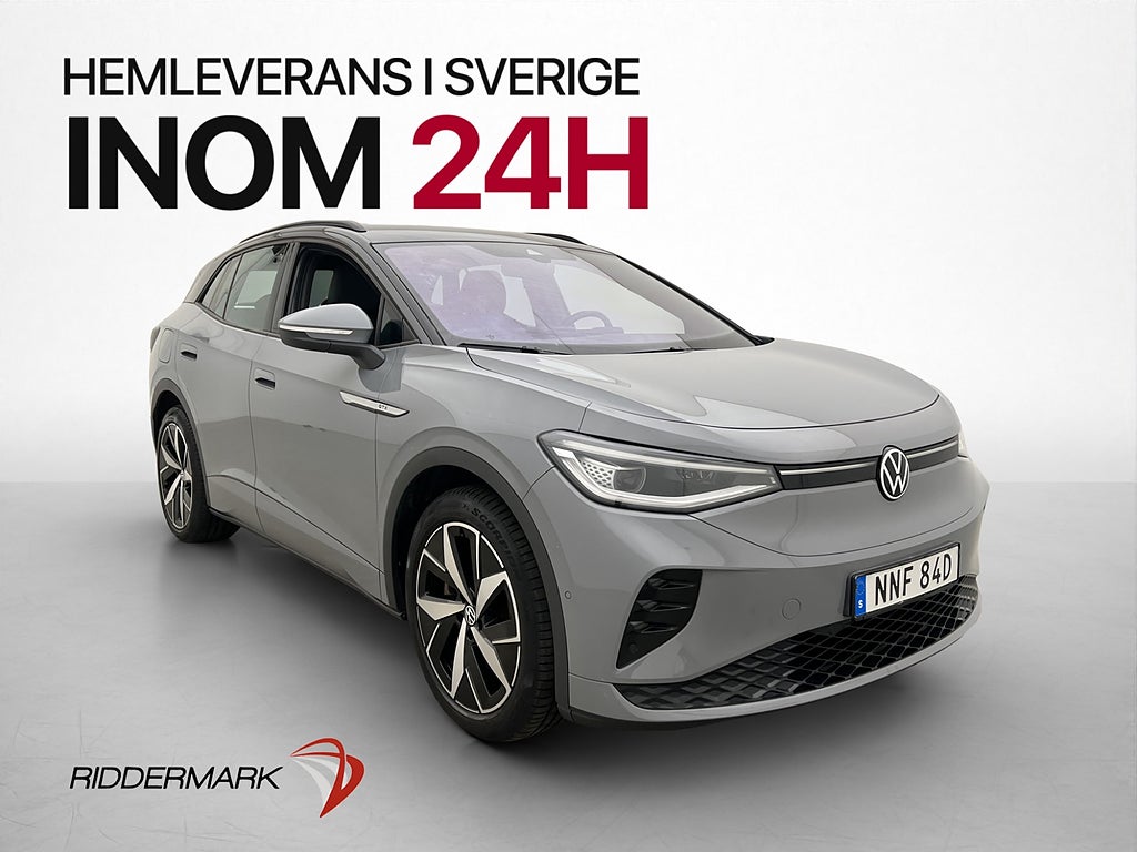 Volkswagen ID.4 GTX MOMS Kamera Värmare Adaptiv CarPlay Navi