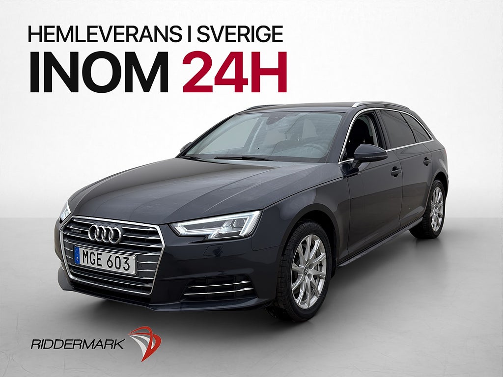 Audi A4 TDI Quattro Proline Dragkrok P-Sensorer Farthållare