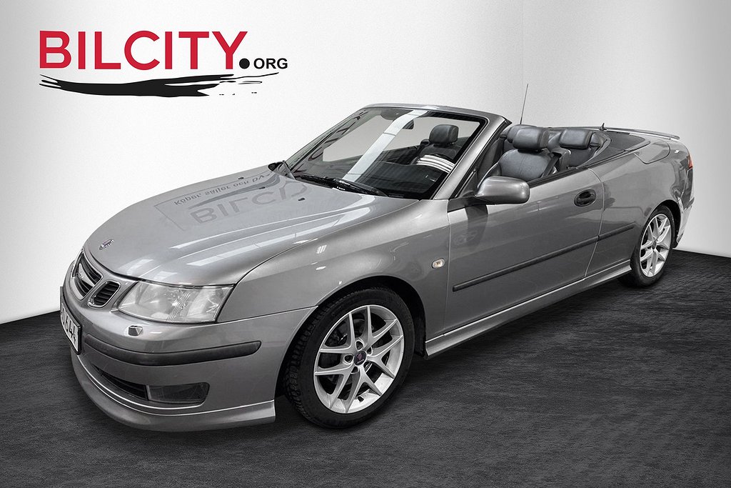 Saab 9-3 Cabriolet 2.0 T Aero 210HK Aut Helläder Nybes