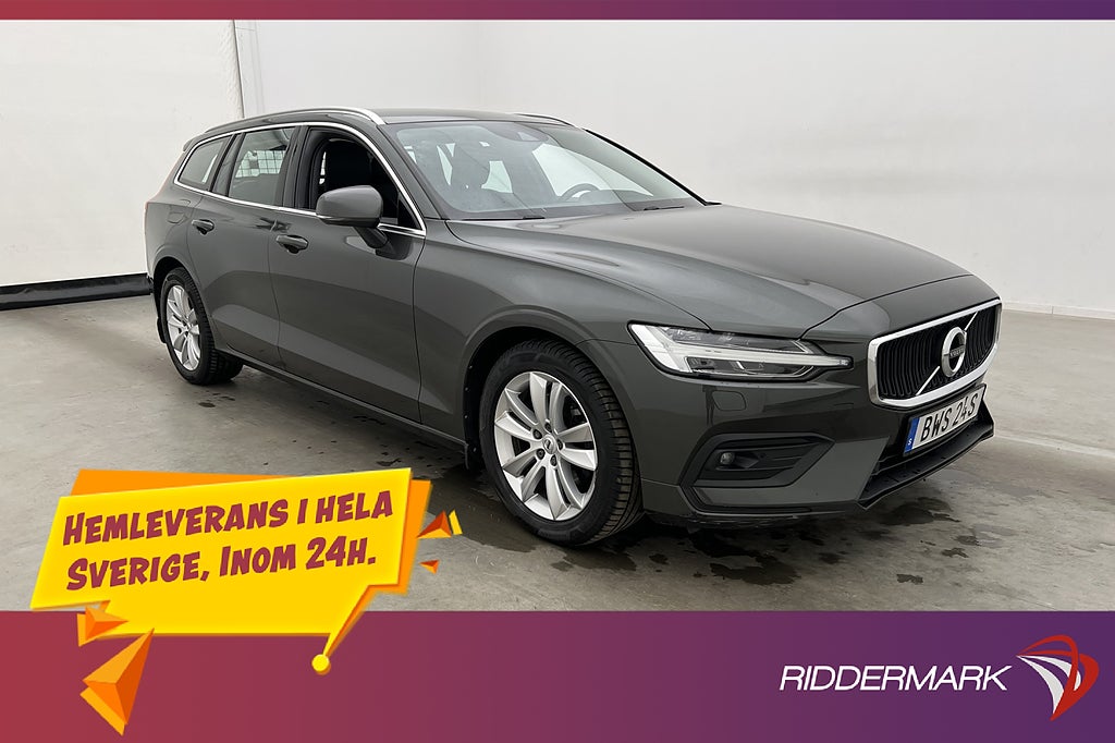 Volvo V60 B4 197hk Momentum H/K Kamera Drag Värmare CarPlay
