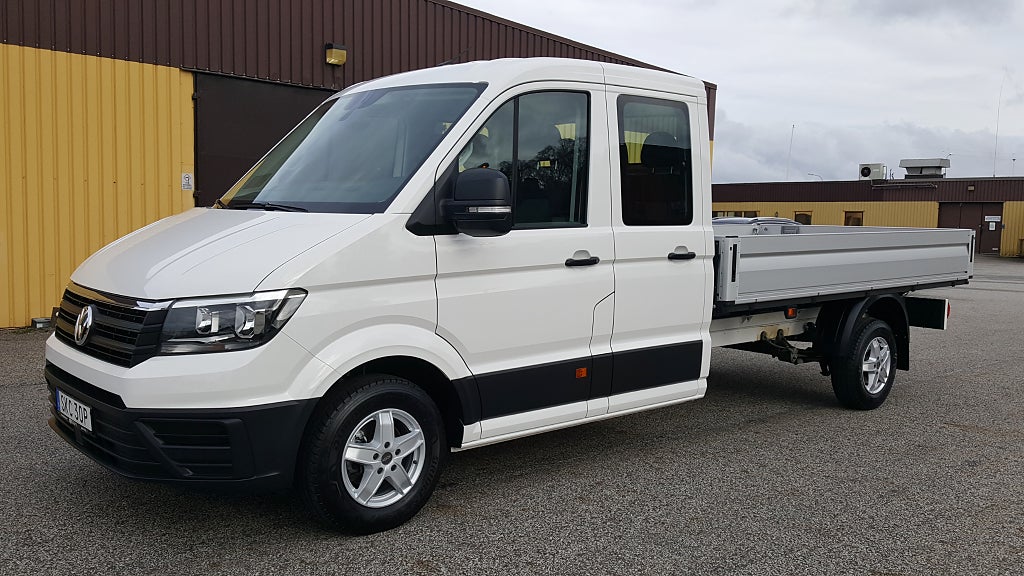 Volkswagen crafter 2.0TDI Dubbelhytt 7-sits Chassi Flak 3.5m