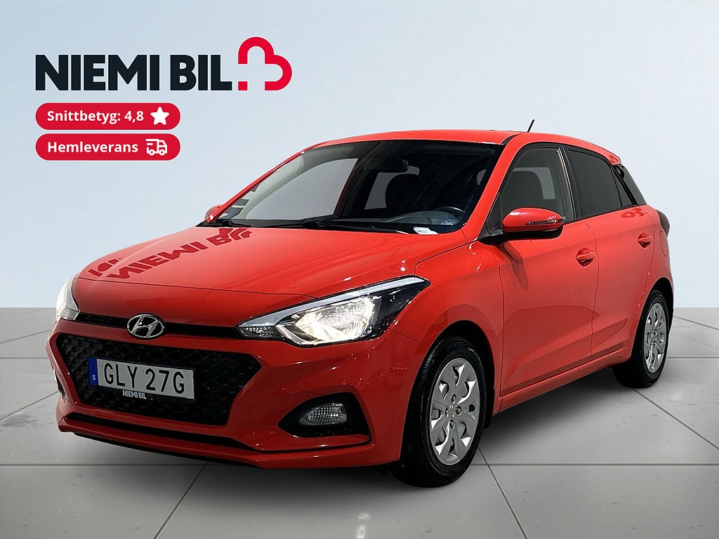 Hyundai i20 1.2 Comfort Premium Mvärm Kamkedja S/V-hjul