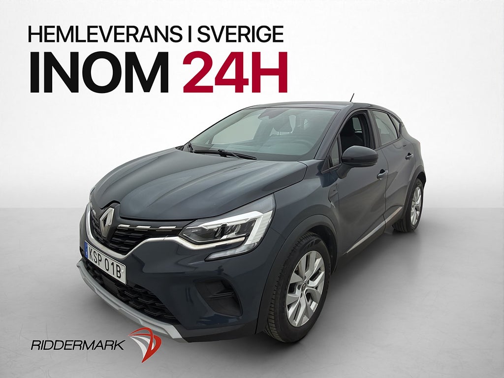 Renault Captur 1.0 TCe 100hk Sensorer Farthållare Bluetooth