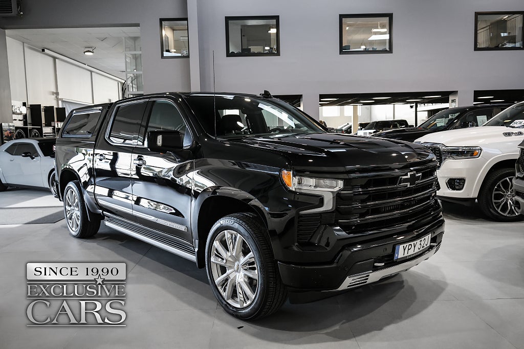 Chevrolet Silverado High Country 6.2L V8 Flexfeul Leer kåpa / Extraljus