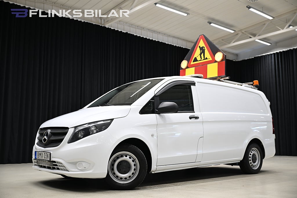 Mercedes-Benz Vito 116 CDI 7G+ 163HK Lång|Automat|Inredd|LED|Nedlackad
