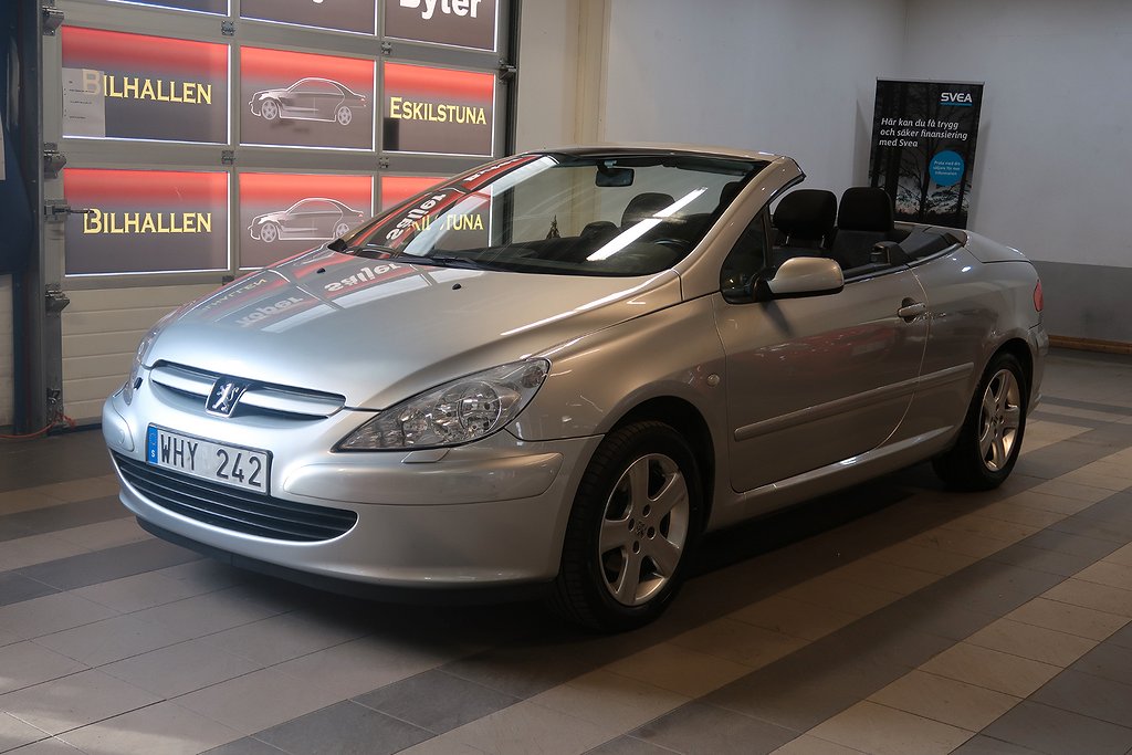 Peugeot 307 CC 2.0 Euro 3-Välvårdad-Automat-M-Värmare