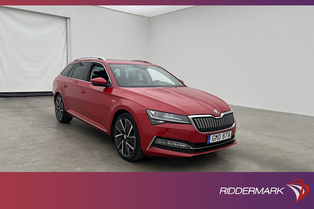 Skoda Superb iV Plug-In Cockpit L&K P-Värm Pano Skinn Drag