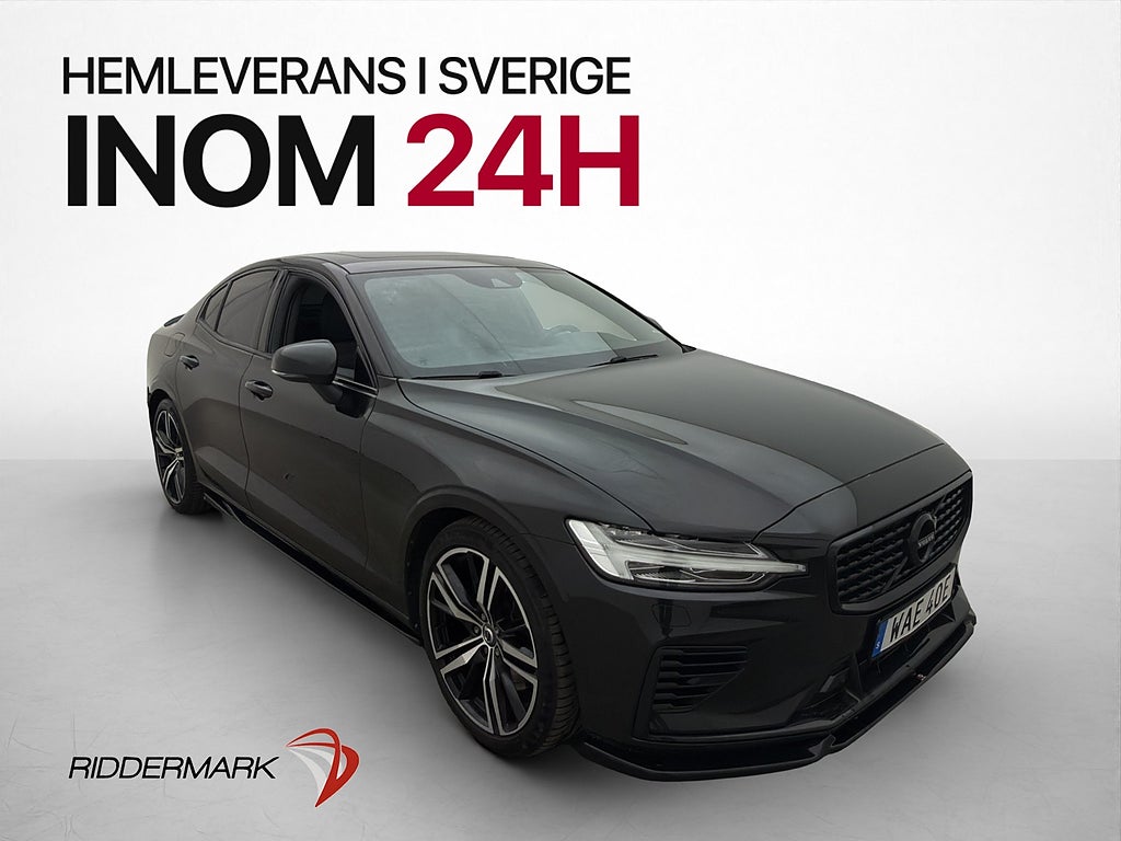 Volvo S60 T8 AWD 392hk R-Design Pano Navi Kamera H/K