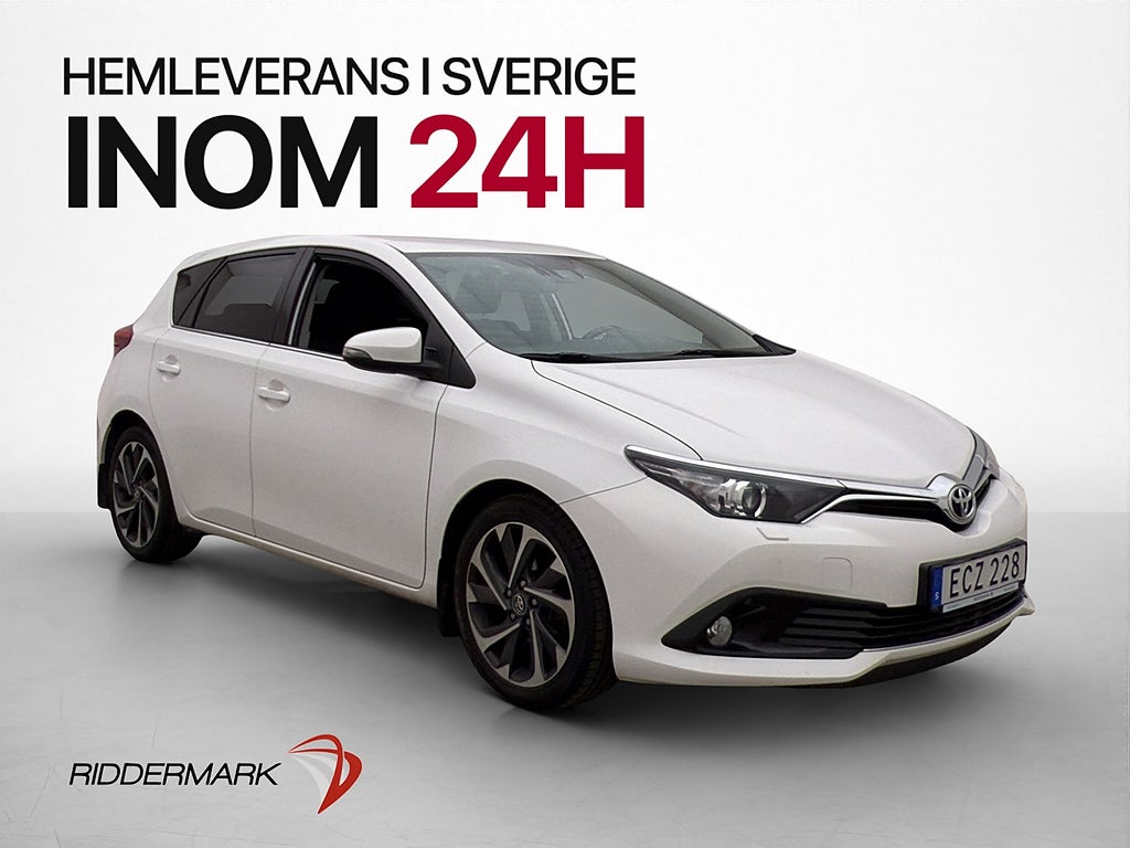 Toyota Auris 1.2 Turbo 116hk Active Plus Kamera Farthållare