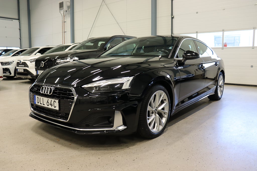 Audi A5 Sportback 45 TFSI quattro Comfort B-Kam 265hk