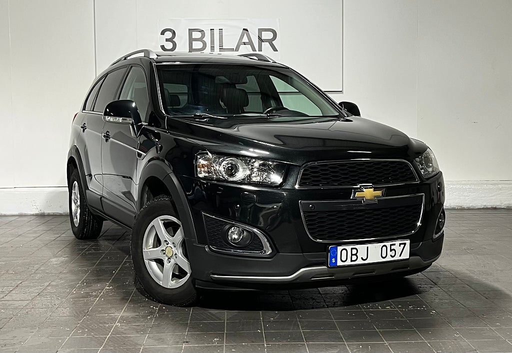 Chevrolet Captiva 2.2 VCDi AWD Hydra-Matic Taklucka 7-sits Skinn 1 ägare 