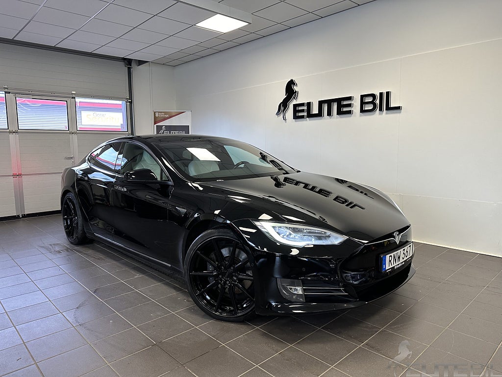 Tesla Model S 100D / Long Range 525hk 21" Vossen Black&White