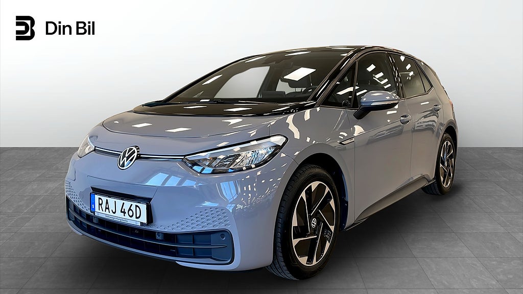 Volkswagen ID.3 PRO | Värmepump | Adaptiv FH | Apple carplay