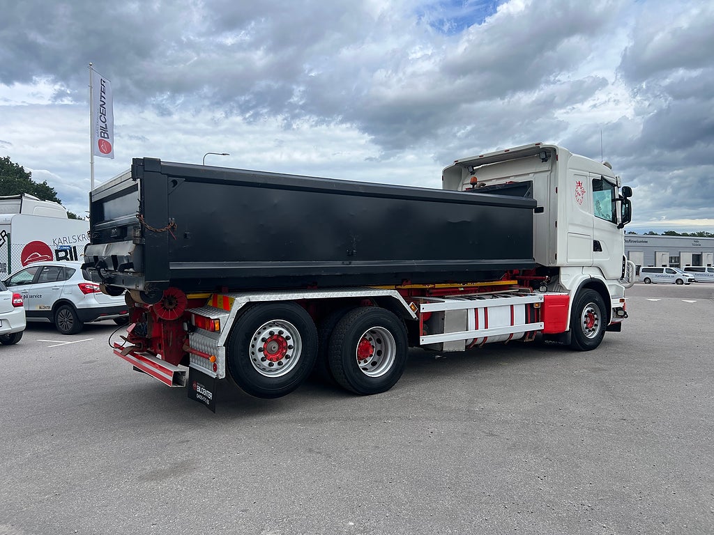 Scania R500 V8 6x2*4 Manuell Växellåda, Lastväxlare inkl flak