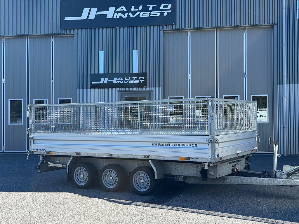 Humbaur HTK3500.41 Tridem  Hydraultip 3-vägs. Avdragbar moms