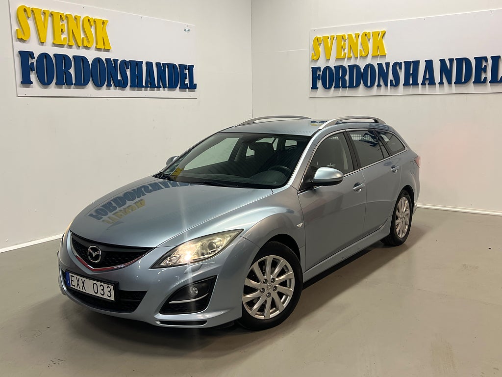 Mazda 6 Wagon 2.0 MZR-DISI (1 ÄGARE) KOMPLETT SERVICEHISTORIK