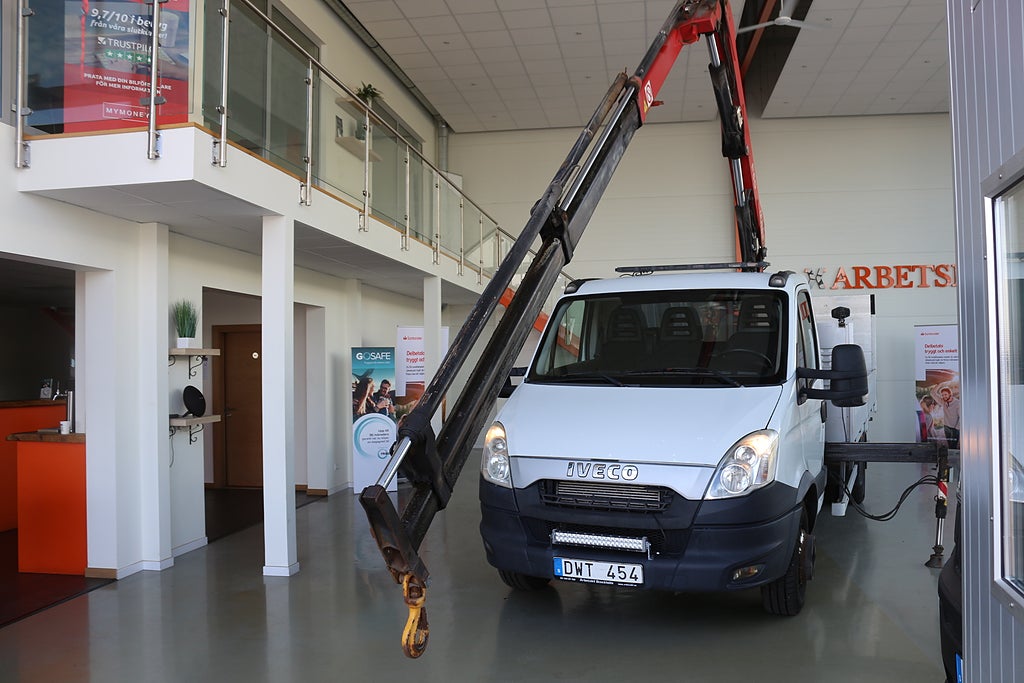 Iveco Daily 70C17 EEV Chassi Cab 3.0 HPT Kranbil Fassi F50 