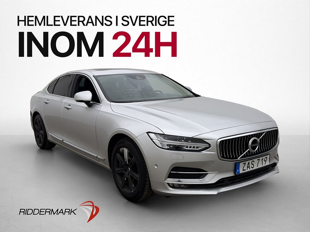 Volvo S90 D4 AWD Inscription Taklucka VOC Värm Kamera Drag