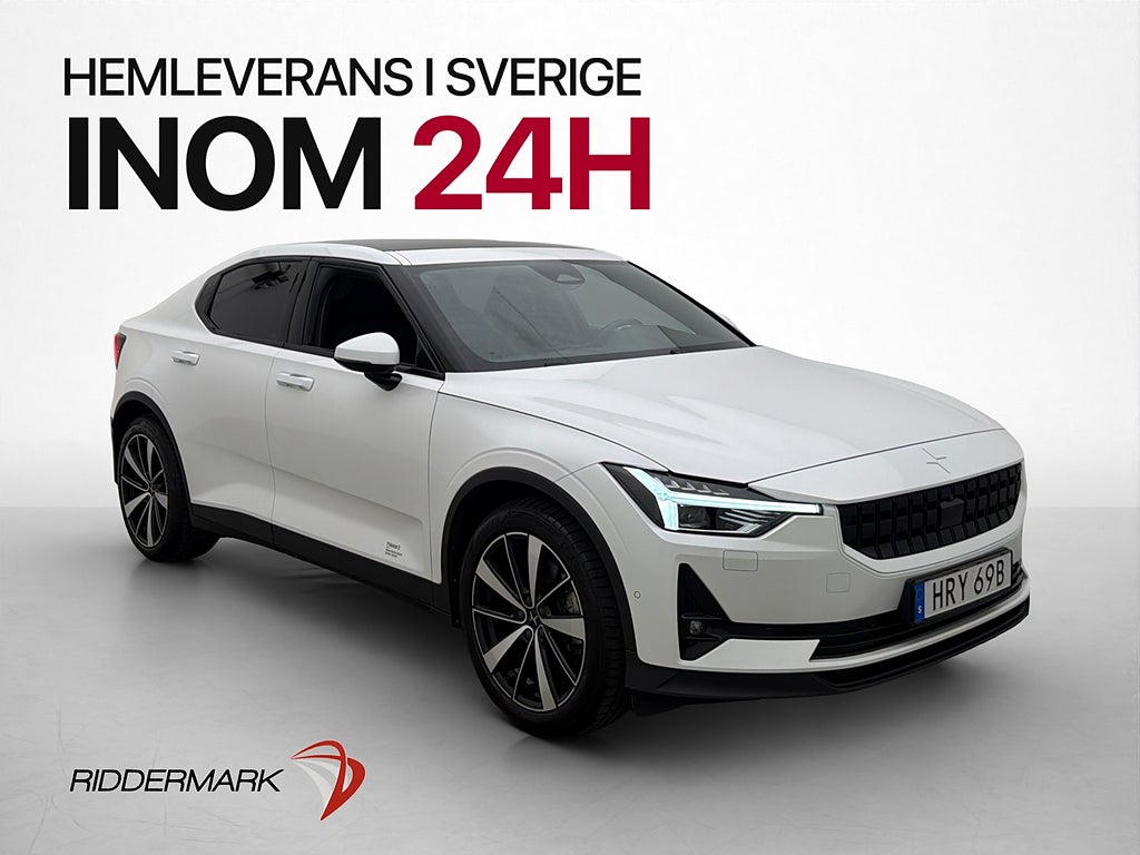 Polestar 2 Long range Dual motor Pano H/K Drag BLIS 360° Nav