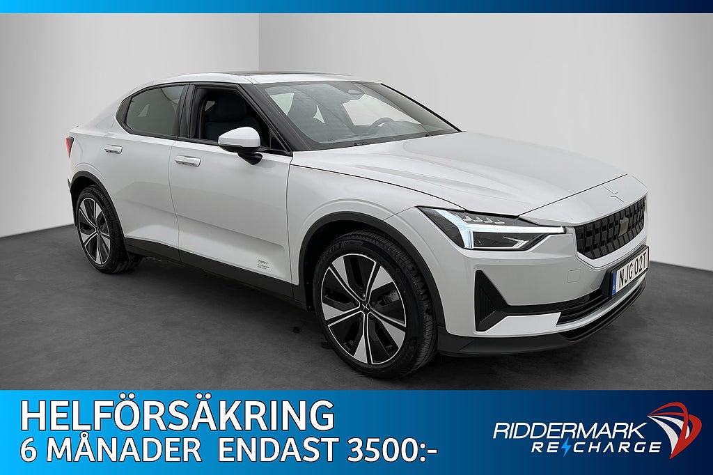 Polestar 2 Long Range Single Motor Pano Värmare Kamera MOMS