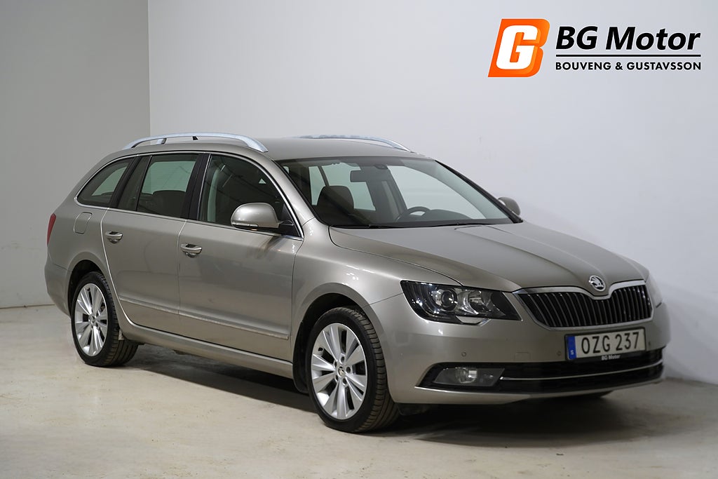 Skoda Superb Kombi 2.0 TDI 170HK Elegance Drag/Värmare/PDC/Elstolar