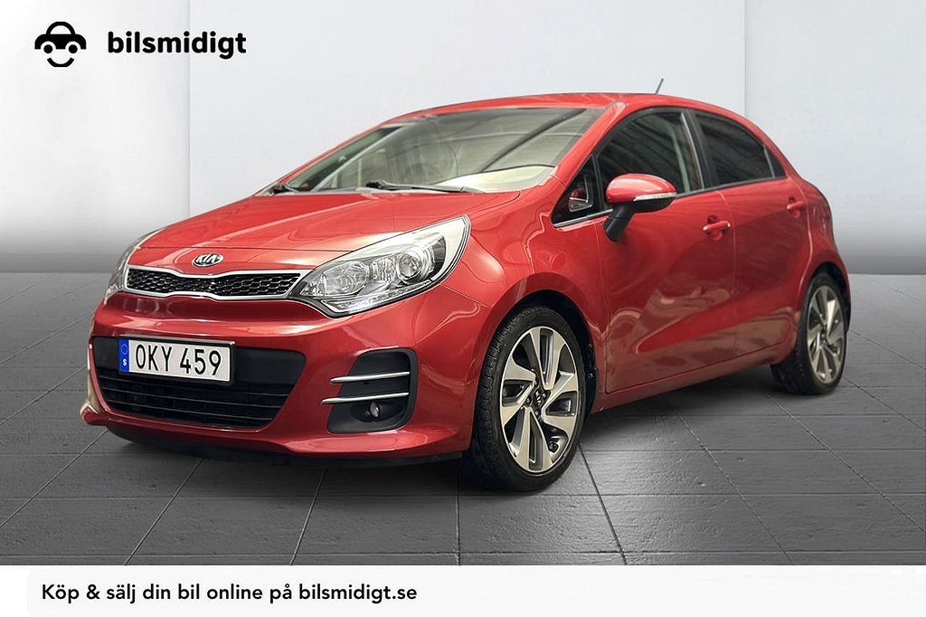 Kia Rio 1.2 CVVT GLS 5-d Fullservad B-Kam Navi Rattvärme