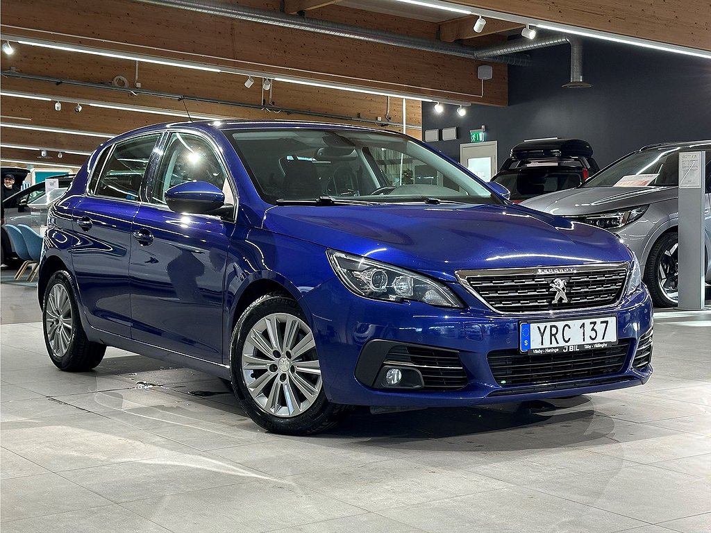 Peugeot 308 Allure 1.6 BlueHDI 120hk Aut - DIESELVÄRMARE, KEYLESS, V-HJUL