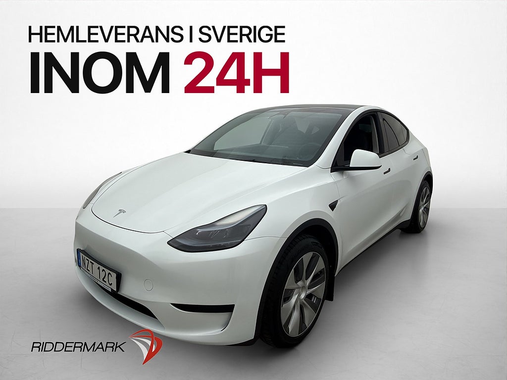 Tesla Model Y Standard Range Panorama Drag Värmepump MOMS