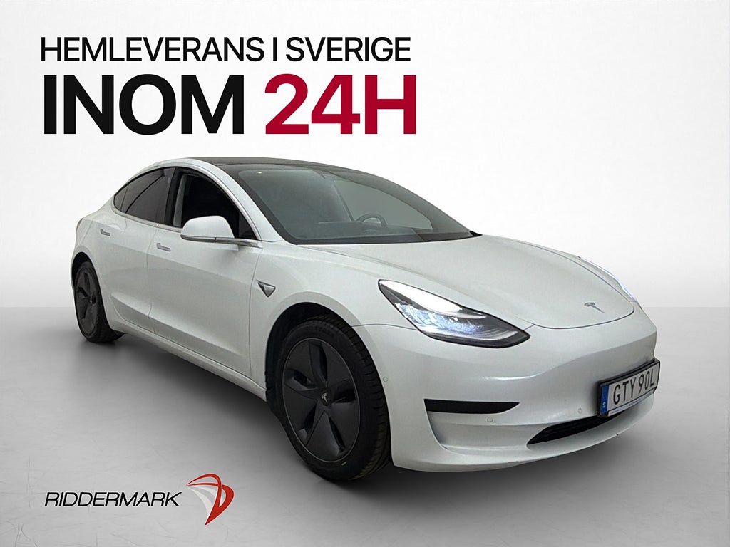 Tesla Model 3 Standard Range Plus 283hk Autopilot Pano