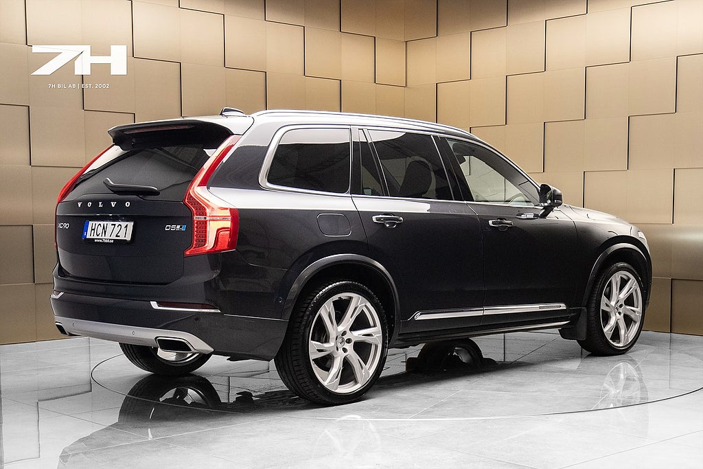 Volvo XC90 D5 AWD Inscription 7-Sits 22" HuD 360° Värmare