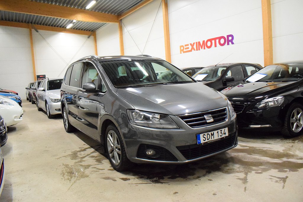 Seat Alhambra 2.0 TSI   7-sits    Ny Besiktad