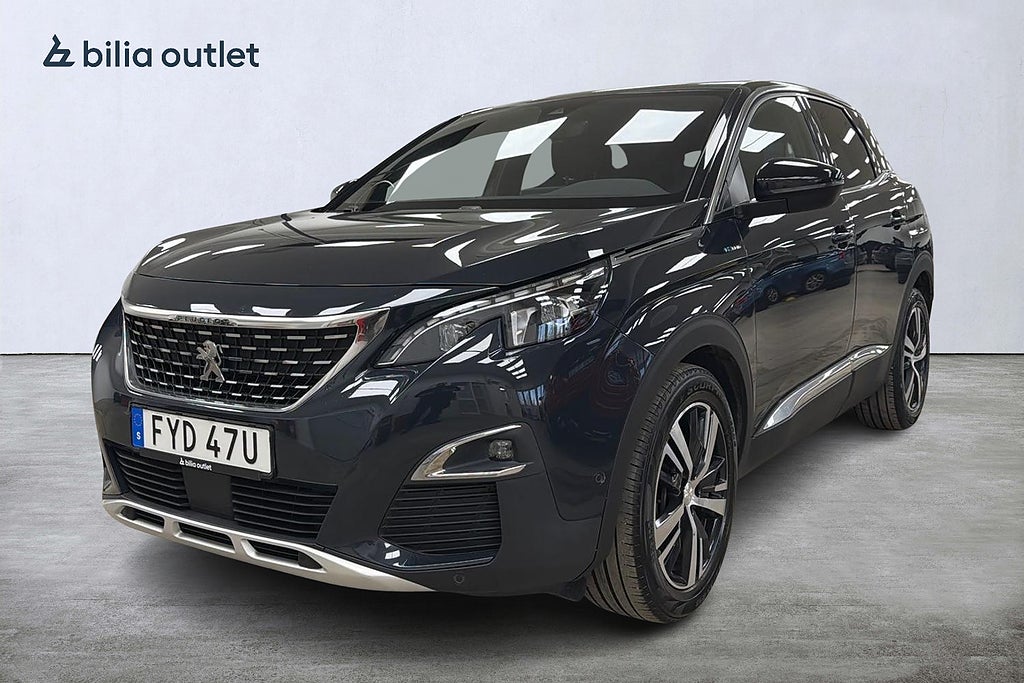 Peugeot 3008 GT HYBRID EAT Döda Vinkel PDC Fram&Bak Dragkrok