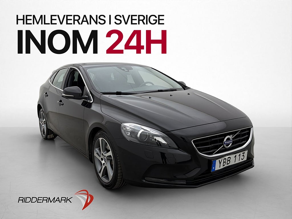 Volvo V40 T3 Summum VoC Värmare Skinn Sensorer Två-Brukare
