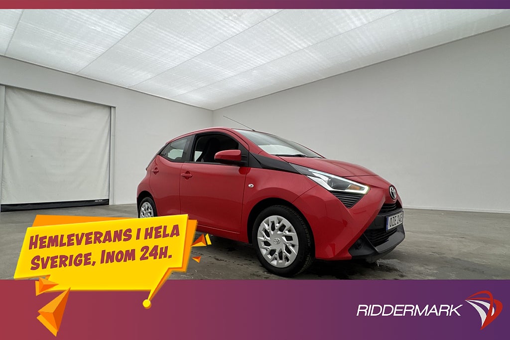 Toyota Aygo 1.0 VVT-i 72hk X-PLAY Kamera Farthållare