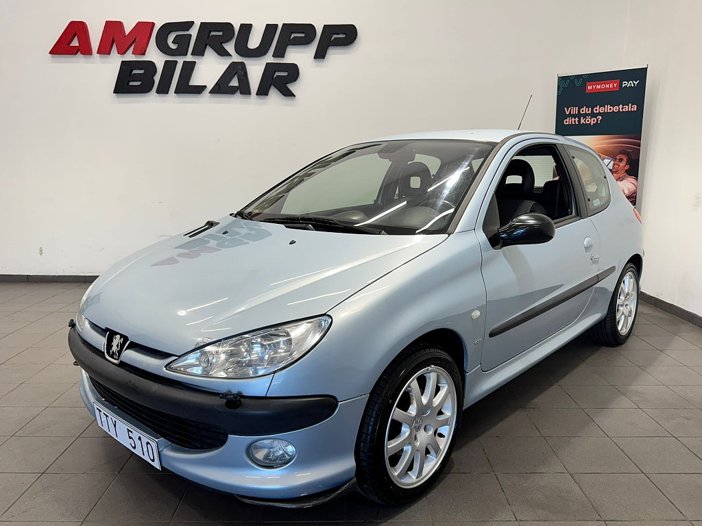 Peugeot 206 3-dörrar 2.0 GTi Euro 3 Ny beiktigad!