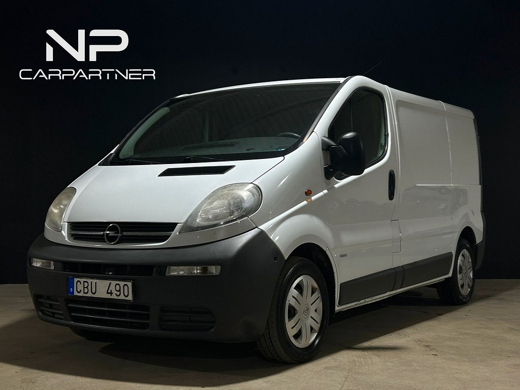 Opel Vivaro Skåpbil 2.9t 1.9 DTI Manuell, Dragkrok, LÅGMILAD