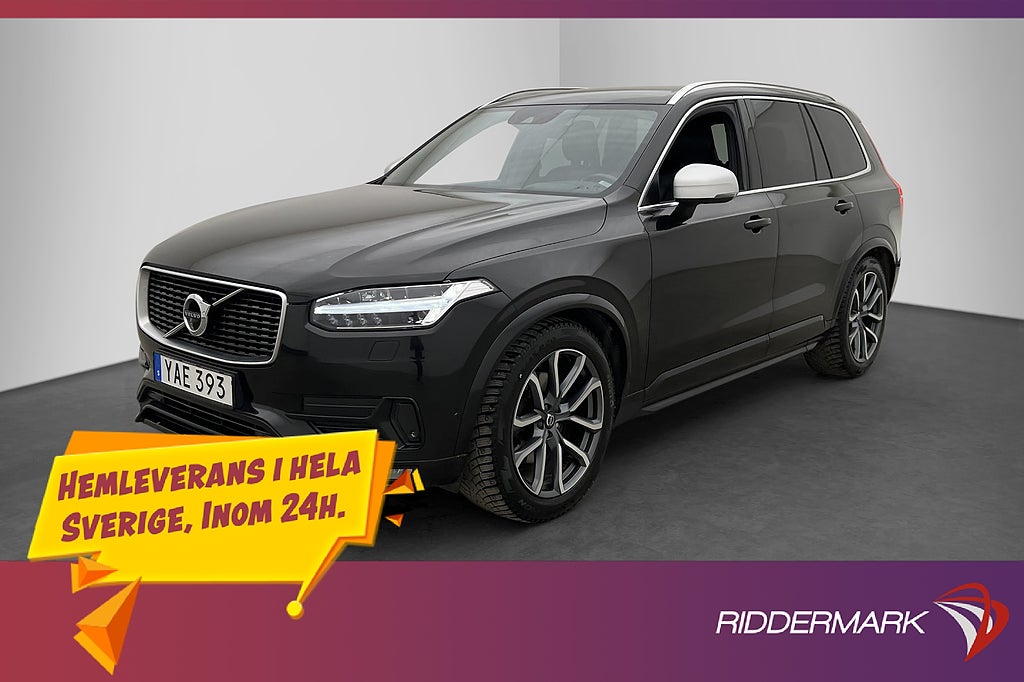 Volvo XC90 D5 AWD R-Design 7 Sits Värmare 360° HuD Luft Drag