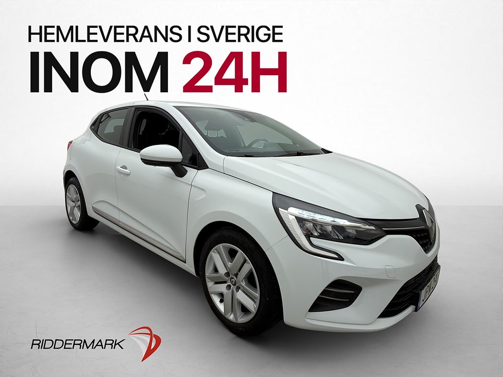 Renault Clio 1.0 TCe 91hk Zen Sensorer Farthållare 0,49l/mil