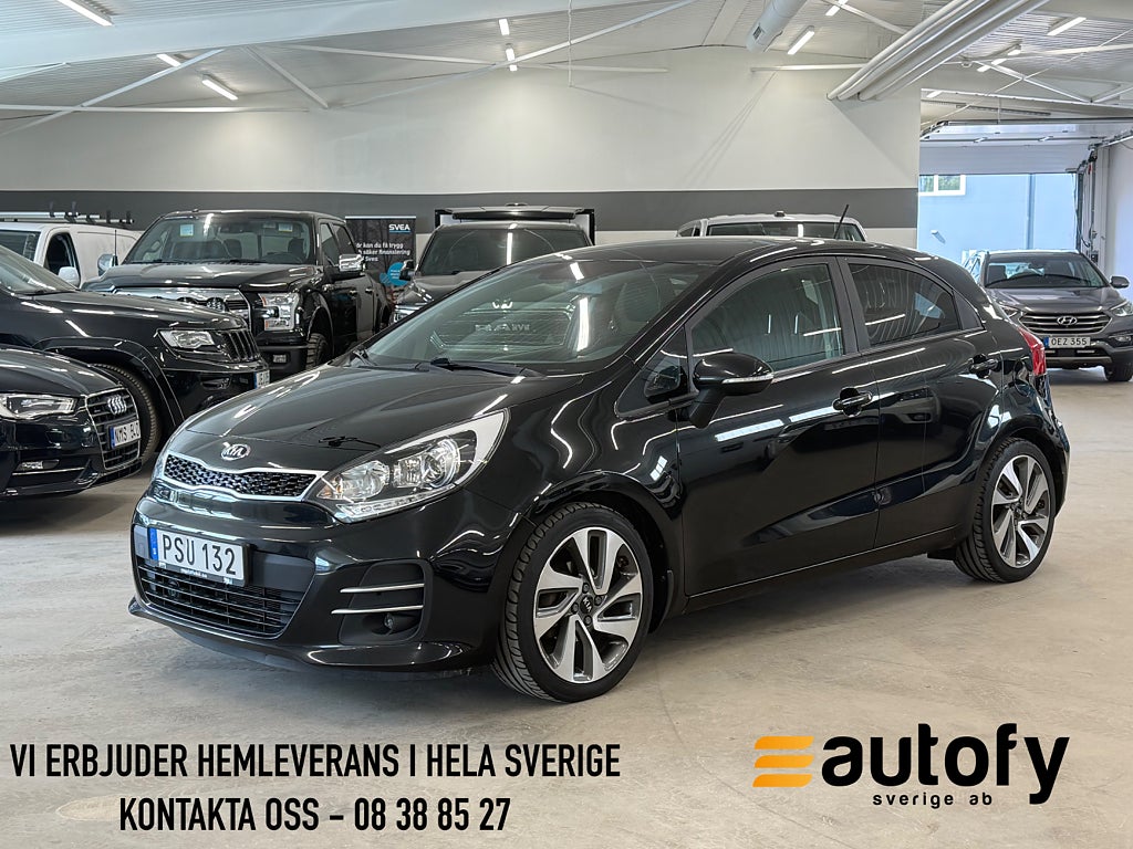 Kia Rio 5-dörrar 1.2 CVVT GLS NAVIGATOR BACKKAMERA RATTVÄRME