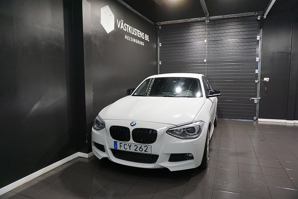 BMW 116 i 5-dörrars, M Sport, Svart Optik, Drag, Ny Bes136hk