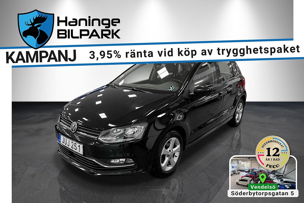 Volkswagen Polo 5-DR 1.2 TSI BASE SUPERDEAL 3.95% / BT / LÅGMILAD