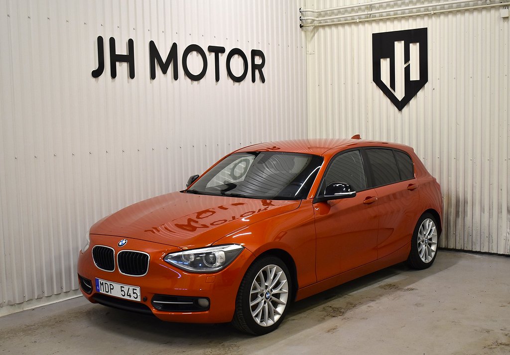 BMW 120 d 184hk 5-dörrars Sport line Drag/Mok/Låg skatt